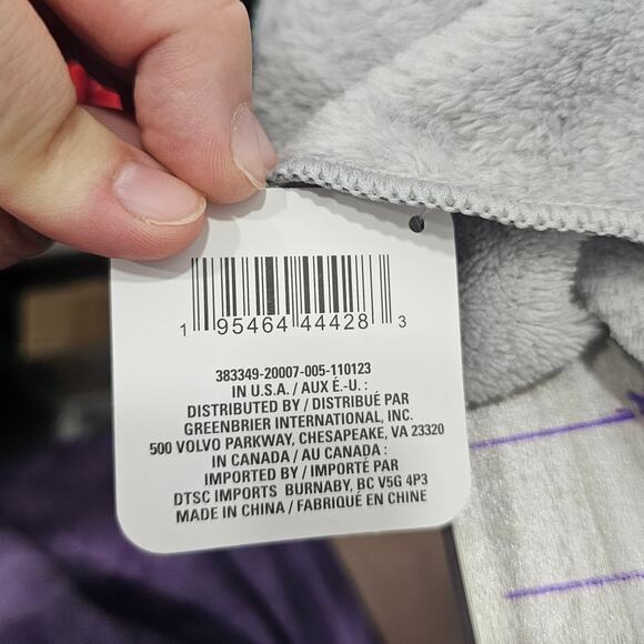 Angel of Mine Gray Star Plush Security Blanket Lovey New with Tag Doller Tree - Picture 7 of 8